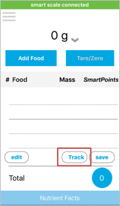 tracking smartpoints to weight watchers