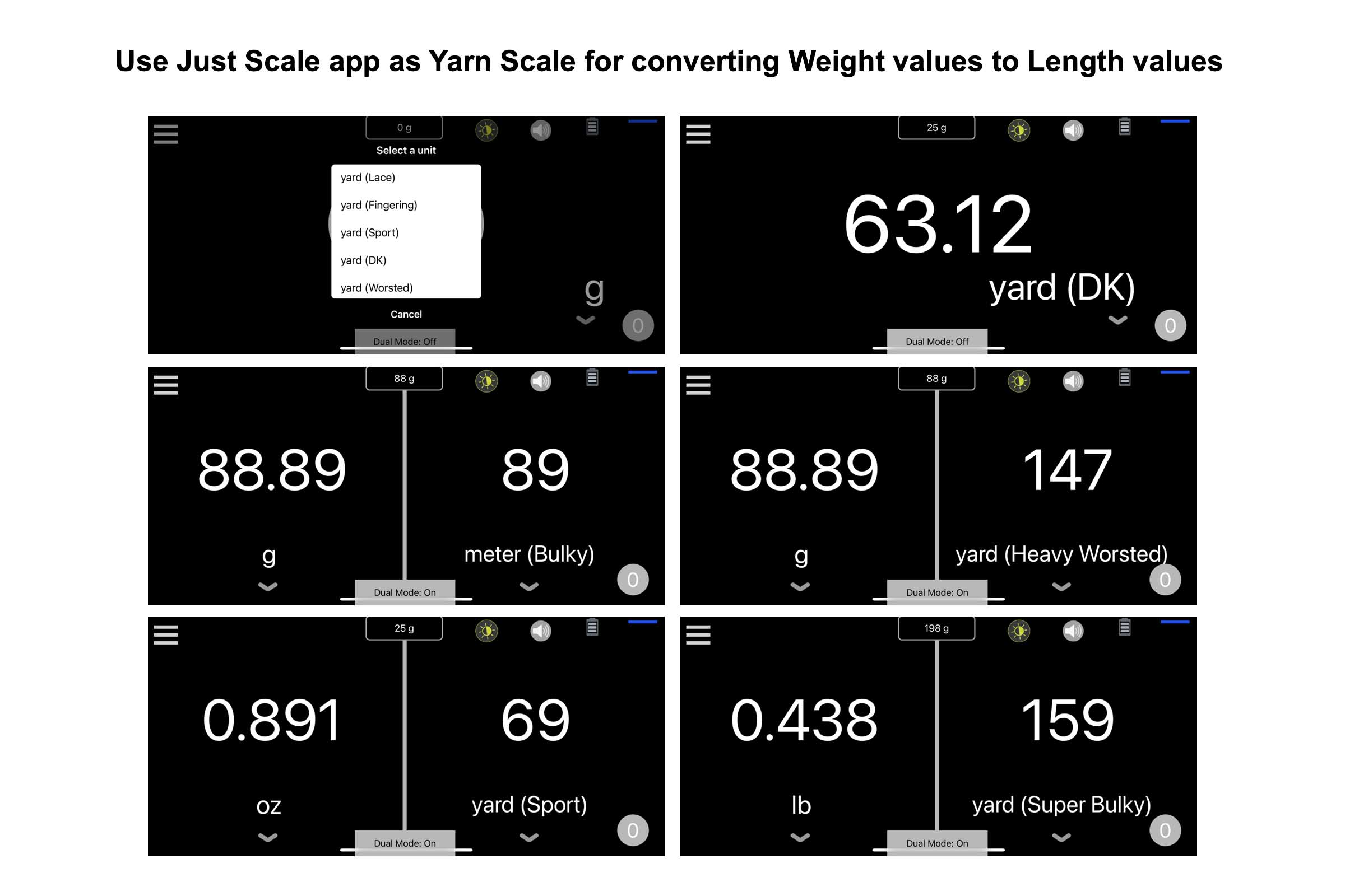 Yarn Scale - Smart Food Scale